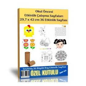 Okul Öncesi Etkinlik Çalışma Sayfaları 36 Seçilmiş Poster