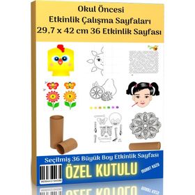 Okul Öncesi Etkinlik Çalışma Sayfaları 36 Seçilmiş Poster