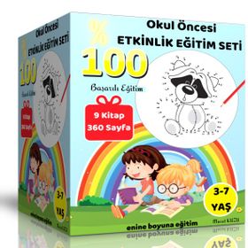 Okul Öncesi Etkinlik Eğitim Seti 9 Fasikül Kitap