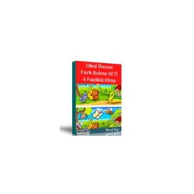 Okul Öncesi Fark Bulma Seti 4 Fasikül Kitap