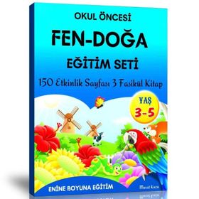 Okul Öncesi Fen-Doğa Eğitim Seti 3 Fasikül Kitap Enine Boyuna Eğitim