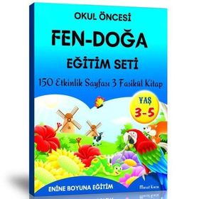 Okul Öncesi Fen-Doğa Eğitim Seti 3 Fasikül Kitap Enine Boyuna Eğitim