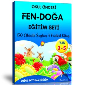 Okul Öncesi Fen-Doğa Eğitim Seti 3 Fasikül Kitap Enine Boyuna Eğitim