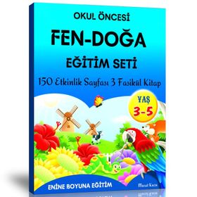 Okul Öncesi Fen-Doğa Eğitim Seti 3 Fasikül Kitap Enine Boyuna Eğitim
