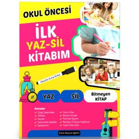 Okul Oncesi İlk Yaz-Sil Kitabım Enine Boyuna Eğitim