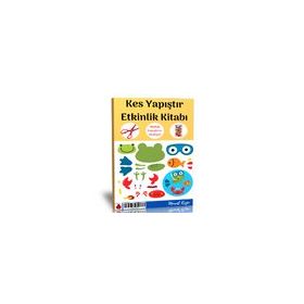 Okul Öncesi Kes Yapıştır Etkinlik Kitabı Makas ve Yapıştırıcı İlaveli Enine Boyuna Eğitim
