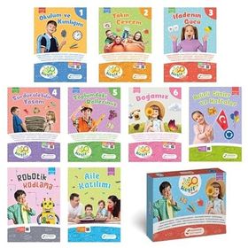 Okul Öncesi Keşif Serisi 9 Kitap Küçükadımlar - Eğitim Yayınları