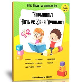 Okul Öncesi Kodlamalı Akıl ve Zeka Oyunları Kitabı Enine Boyuna Eğitim