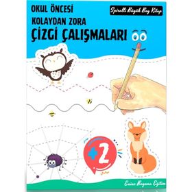 Okul Öncesi Kolaydan Zora Çizgi Enine Boyuna Eğitim