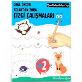 Okul Öncesi Kolaydan Zora Çizgi Enine Boyuna Eğitim