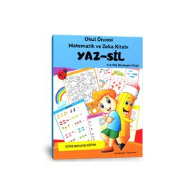 Okul Öncesi Matematik ve Zekâ Yaz Sil Kitabı