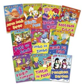 Okul Öncesi Mini Masallar Serisi 3. Set 10 Kitap - Timaş Yayınları