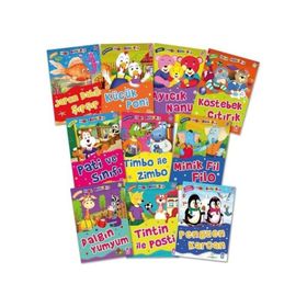 Okul Öncesi Mini Masallar Serisi 3. Set 10 Kitap - Timaş Yayınları