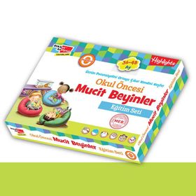 Okul Öncesi Mucit Beyinler Eğitim Seti 36-48 Ay-Dikkat Atölyesi Yayınları