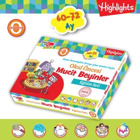 Okul Öncesi Mucit Beyinler Eğitim Seti 36-48 Ay-Dikkat Atölyesi Yayınları