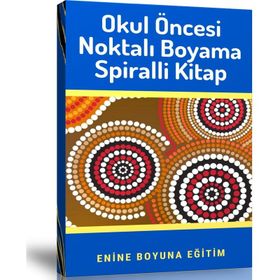 Okul Öncesi Noktalı Boyama Spiralli Kitap