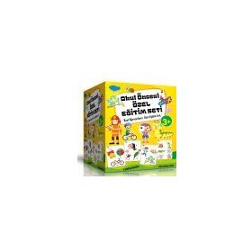 Okul Öncesi Özel Eğitim Seti 4 Süper Kitap Laminasyonlu Enine Boyuna Eğitim
