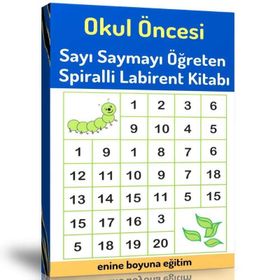 Okul Öncesi Sayı Saymayı Öğreten Labirent Kitabı