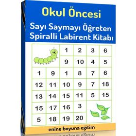 Okul Öncesi Sayı Saymayı Öğreten Labirent Kitabı