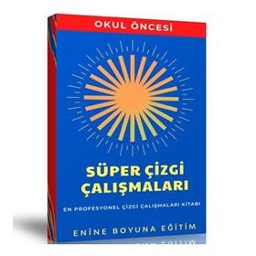 Okul Öncesi Spiralli Süper Çizgi Çalışmaları Kitabı