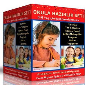 Okul Öncesi Süper Eğitim Seti 3-6 Yaş Ful Eğitim