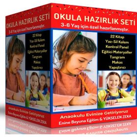 Okul Öncesi Süper Eğitim Seti 3-6 Yaş Ful Eğitim