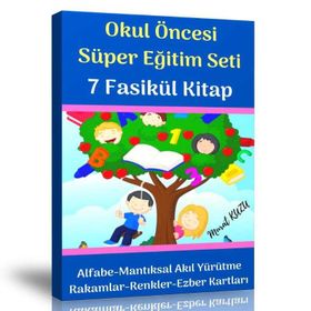Okul Öncesi Süper Eğitim Seti 7 Fasikül Kitap
