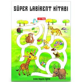 Okul Öncesi Süper Labirent Kitabı Enine Boyuna Eğitim