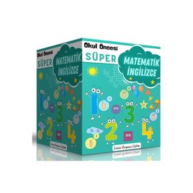 Okul Öncesi Süper Matematik – İngilizce Eğitim Seti Enine Boyuna Eğitim