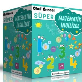 Okul Öncesi Süper Matematik – İngilizce Eğitim Seti Enine Boyuna Eğitim