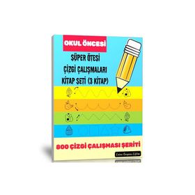 Okul Oncesi Süper Ötesi Çizgi 3 Kitap Enine Boyuna Eğitim
