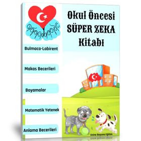 Okul Öncesi Süper Zeka Kitabı Enine Boyuna Eğitim