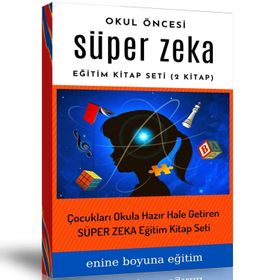 Okul Öncesi Süper Zeka Kitap Seti 2 Spiralli Kitap