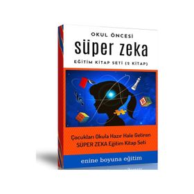 Okul Öncesi Süper Zeka Kitap Seti 2 Spiralli Kitap