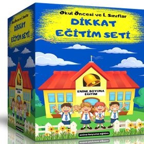 Okul Oncesi ve 1. Siniflar Dikkat Egitim Seti Enine Boyuna Eğitim