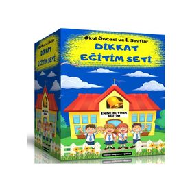 Okul Oncesi ve 1. Siniflar Dikkat Egitim Seti Enine Boyuna Eğitim