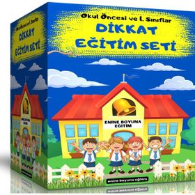 Okul Oncesi ve 1. Siniflar Dikkat Egitim Seti Enine Boyuna Eğitim