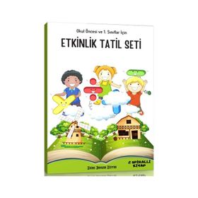 Okul Öncesi ve 1. Sınıflar İçin Etkinlik Tatil Seti 2 Kitap Enine Boyuna Eğitim