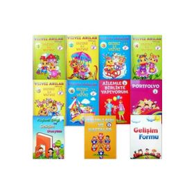 Okul Öncesi Vızvız Arılar Eğitim Seti 9 Kitap - Beyaz Pusula Yayınları
