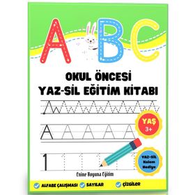 Okul Öncesi Yaz-Sil Egitim Kitabı Enine Boyuna Eğitim