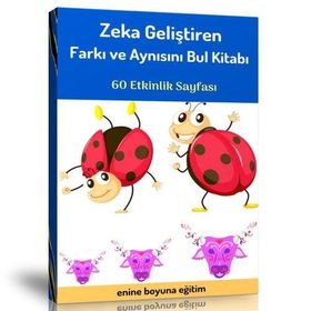 Okul Öncesi Zeka Geliştiren Farkı ve Aynısını Bul Kitabı