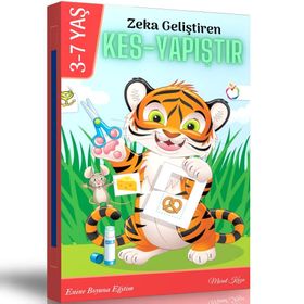 Okul Öncesi Zeka Geliştiren Kes Yapıştır Kitabı