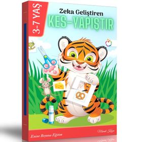 Okul Öncesi Zeka Geliştiren Kes Yapıştır Kitabı
