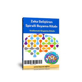 Okul Öncesi Zeka Geliştiren Spiralli Boyama Kitabı