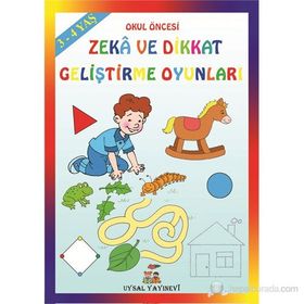 Okul Öncesi Zeka ve Dikkat Geliştirme Oyunları - 3-4 Yaş - Mürşide Uysal