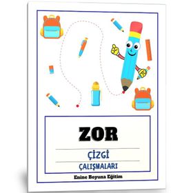 Okul Öncesi Zor Çizgi Enine Boyuna Eğitim