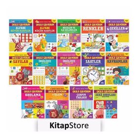 Okula Gidiyorum Seti - 14 Kitap - Kolektif