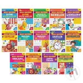 Okula Gidiyorum Seti - 14 Kitap - Kolektif