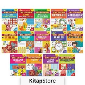 Okula Gidiyorum Seti - 14 Kitap - Kolektif
