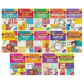 Okula Gidiyorum Seti - 14 Kitap - Kolektif